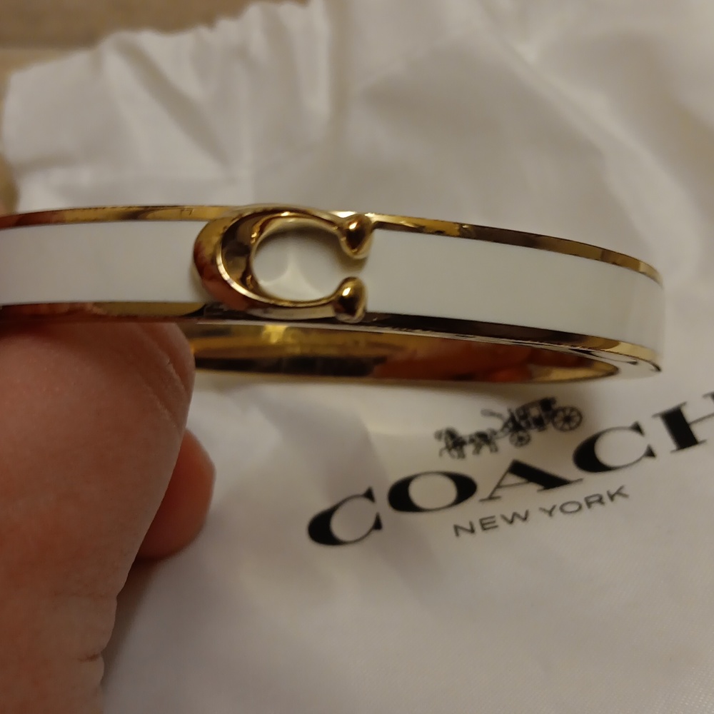 2-for-1 Coach pink & white bracelet - Picture 5 of 10